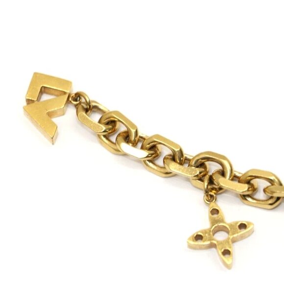 Louis Vuitton Hide and Seek Gold Tone Bracelet 2AC2331 - Picture 3 of 8